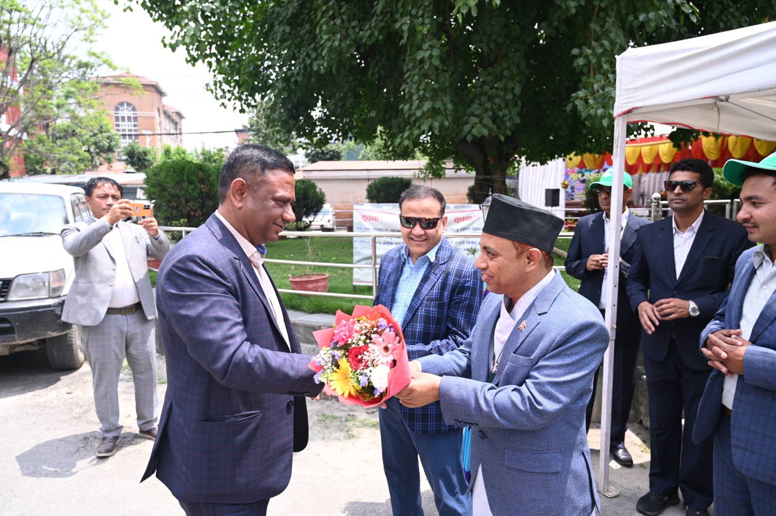 Slider Image: Welcoming Honorable Minister
